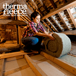 CosyWool Roll british wool insulation loft install