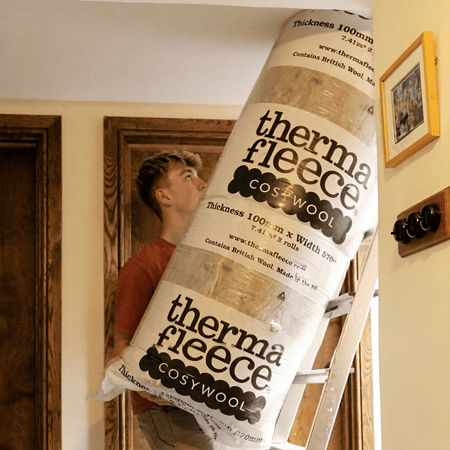 CosyWool Pack into loft