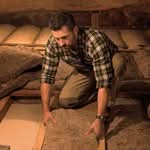 CosyWool Roll install into loft