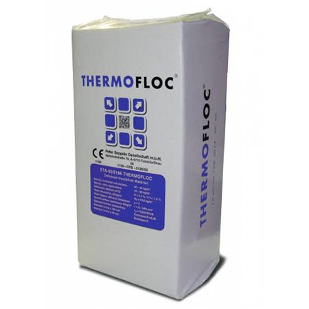 recycled newspaper insulation - Thermofloc loose fill cellulose insulation