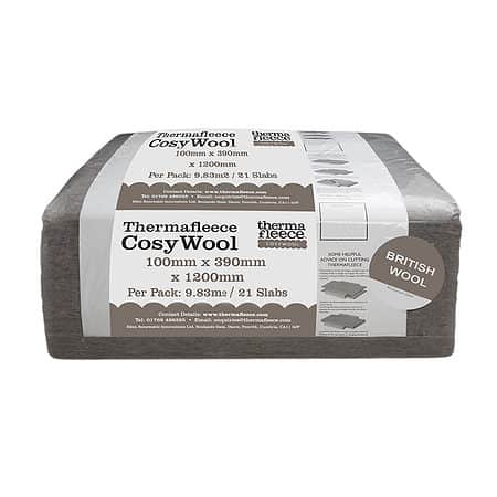 Thermafleece sheep's wool insulation CosyWool Slab