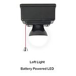 battery powered loft light