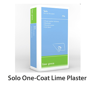 one coat lime plaster