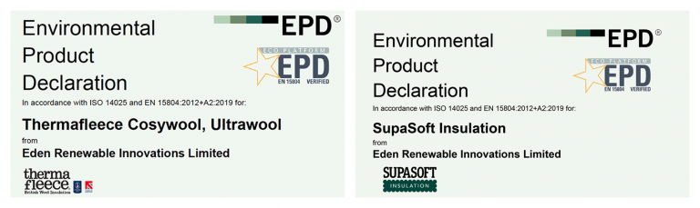 EPD for Thermafleece and SupaSoft insulation range