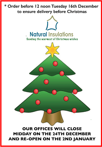 sending the warmest of christmas wishes from natural insulations