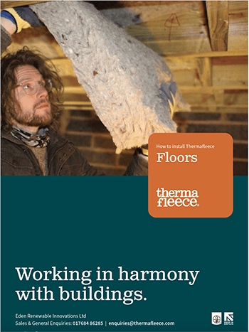 thermafleece british Sheeps wool insualtion floor installation guide