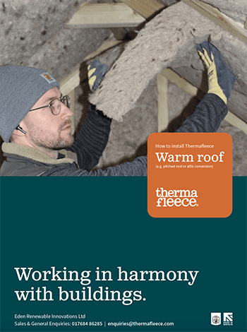 thermafleece warm roof application guide