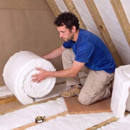 Floor installation of supasoft insulation